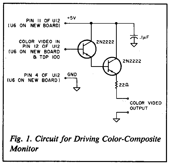 Tandy TRS-80 Color Computer (CoCo) Composite Video Mod